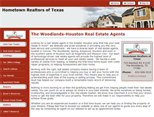 Tablet Screenshot of hometownrealtorsoftexas.com